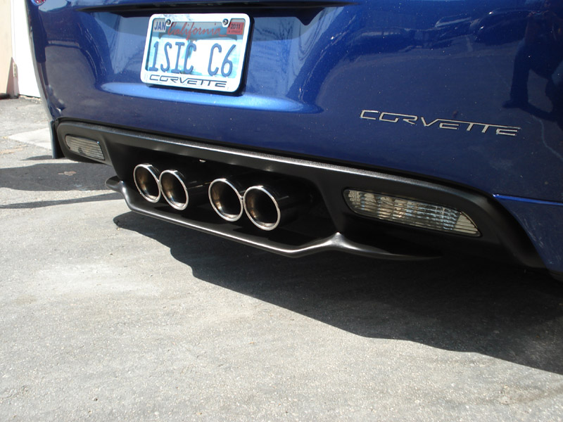 C6 Corvette Fiberglass Rear Diffuser Spoiler